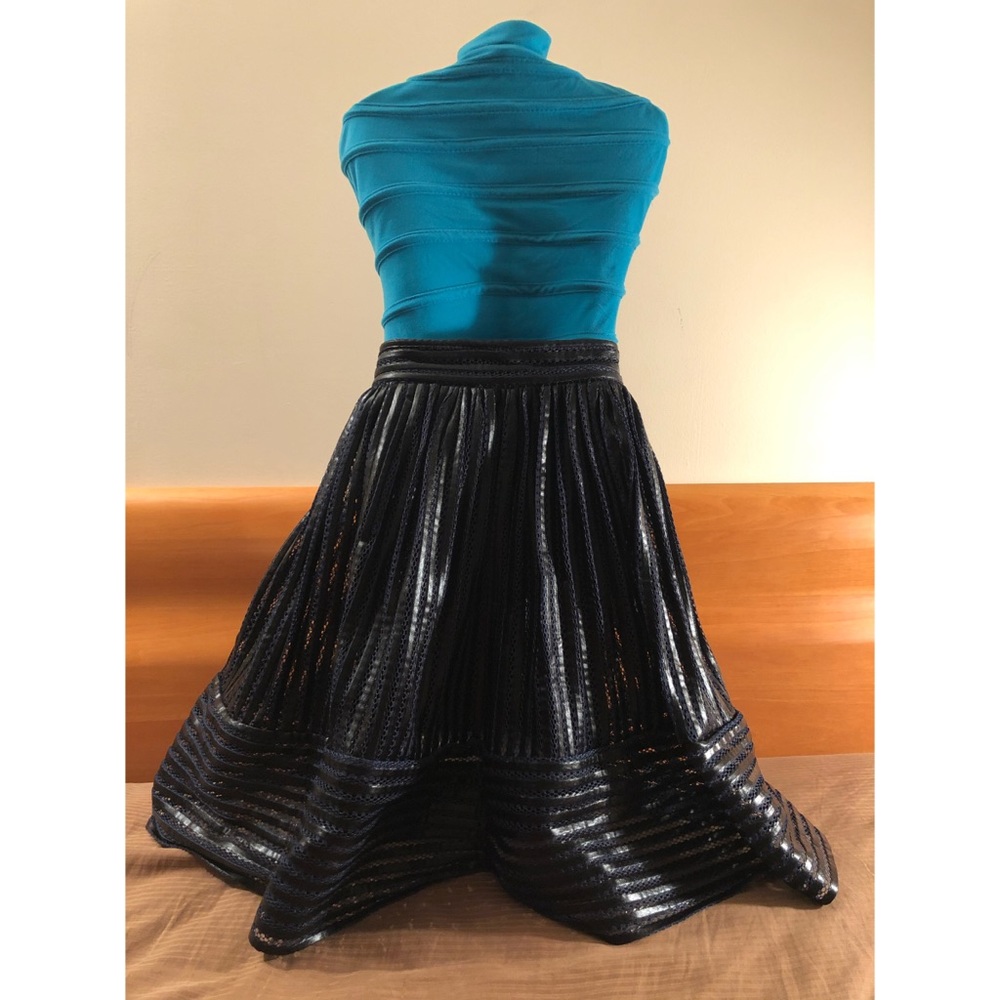 Maje James Coated Mesh Skirt